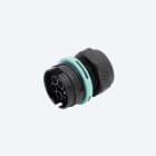 TECHNO - Connettore Spina pannello 5p Vite M28 IP68