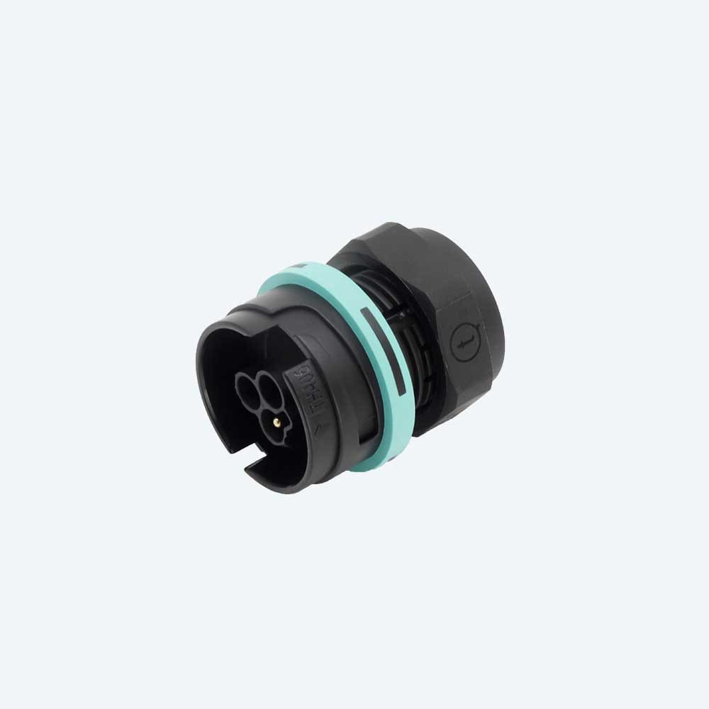 TECHNO - Connettore Spina pannello 3p Vite M28 IP68