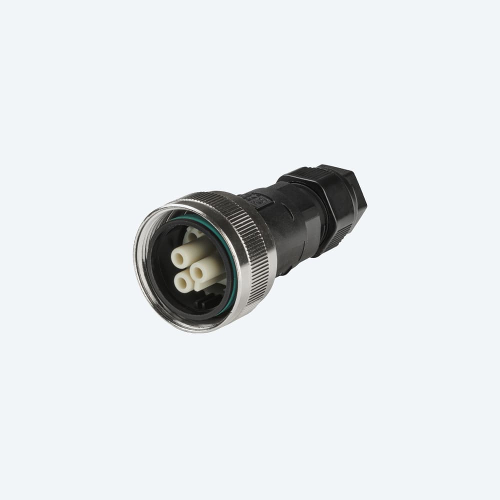 TECHNO - Connettore Presa 3p Vite D7-13.5 IP68/IP69