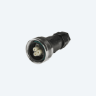 TECHNO - Connettore Presa 3p Vite D7-13.5 IP68/IP69