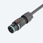 TECHNO - Mini Connettore Spina 5p Molla D7-13.0 IP66/IP68/IP69