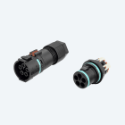 TECHNO - KIT Mini Connettore Spina pannello 4p Molla M20 IP66/IP68/IP69