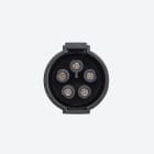TECHNO - Mini Connettore Presa pannello 5p Molla M20 IP66/IP68/IP69