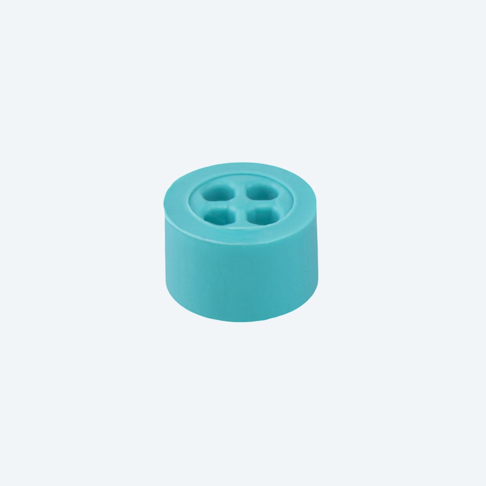 TECHNO - Guarnizione multiforo 4 fori da 1.0 a 2.0 mm Grommet 4 fori diametro 2 mm.