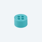 TECHNO - Guarnizione multiforo 4 fori da 1.0 a 2.0 mm Grommet 4 fori diametro 2 mm.