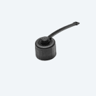 TECHNO - Tappi di chiusura con cinturino di aggancio per pannello connettore.