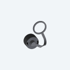 TECHNO - Tappi di chiusura con cinturino di aggancio per Socket-Connector M20 nero.