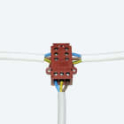 TECHNO - Morsettiera lineare compatta 3p Vite IP00 - Distributore corrente 3+3P a vite IP00.
