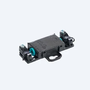 TECHNO - Terminals block 3 poles weatherproof 2 cable clamps slots IP44.