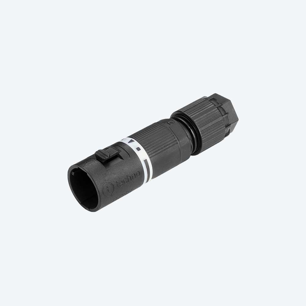TECHNO - Micro Connettore Spina 3p Vite D7-8 IP66/IP68/IP69 123 SCW.