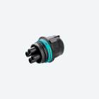 TECHNO - Mini connettore presa pannello 2P M20 vite SCW IP66/IP68.