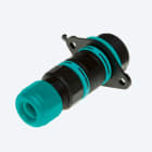 TECHNO - Giunto a pannello 4P Vite M25 D7-12 IP68 XDRY MINI-CONNECTOR SCREW.
