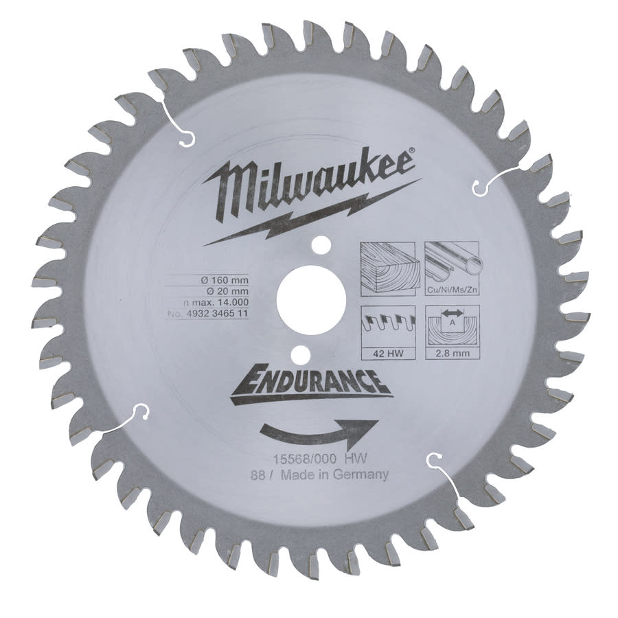 MILWAUKEE - LAMA CIRC. 160/20  Z42