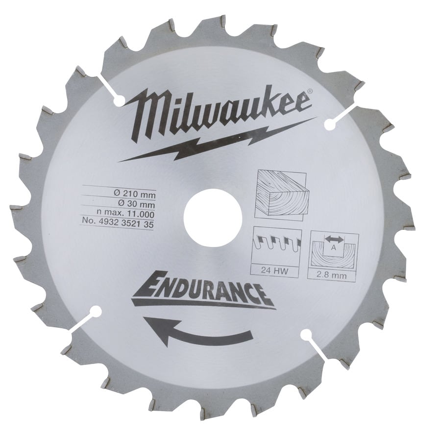 MILWAUKEE - LAMA CIRC. DIAM./FORO MM 210/30