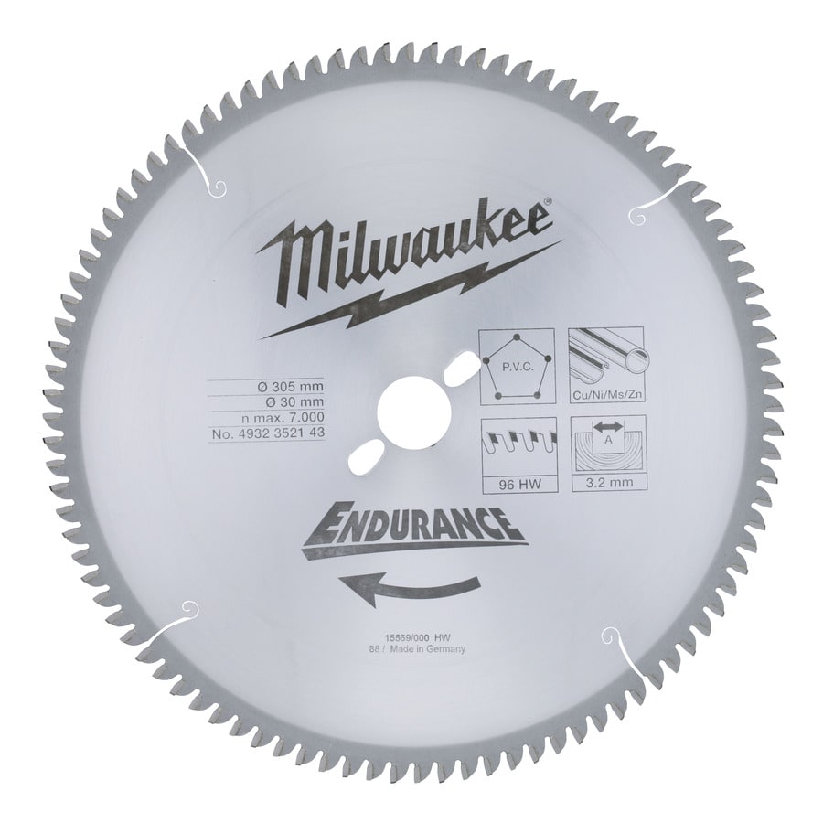 MILWAUKEE - LAME 305 92DENTI (NON FERROSI)