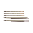 MILWAUKEE - SET PUNTE + SCALPELLI SDS-PLUS 5 PZ