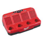 MILWAUKEE - CARICA BATT. M12C4 MULTIPLO