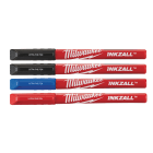 MILWAUKEE - PENNARELLI PUNTA EXTRA FINE COLORATI 4PZ
