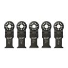 MILWAUKEE - SET LAME MULTIFUNZIONE 5 PZ LEGNO