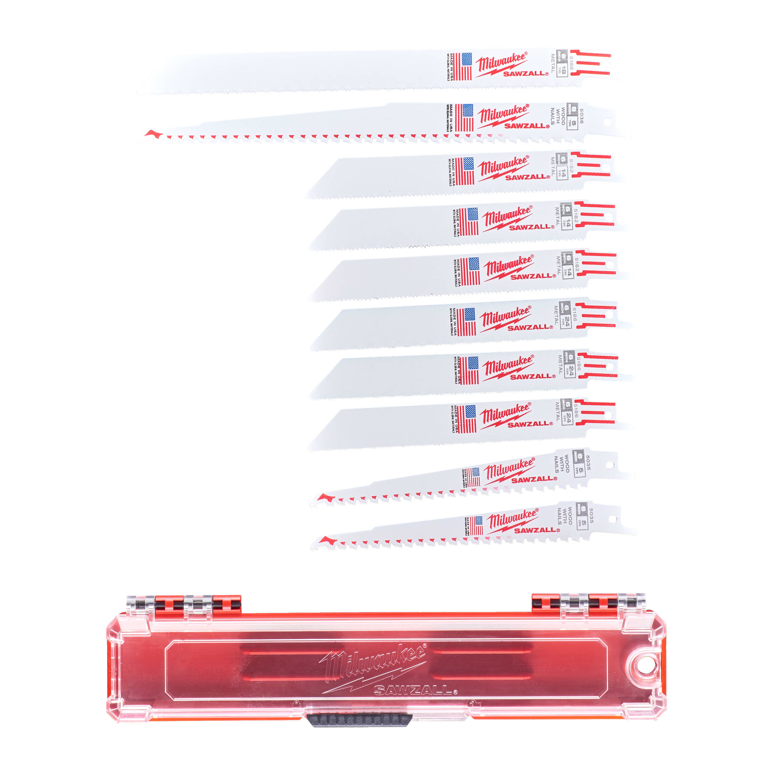MILWAUKEE - SET LAME 10 PZ