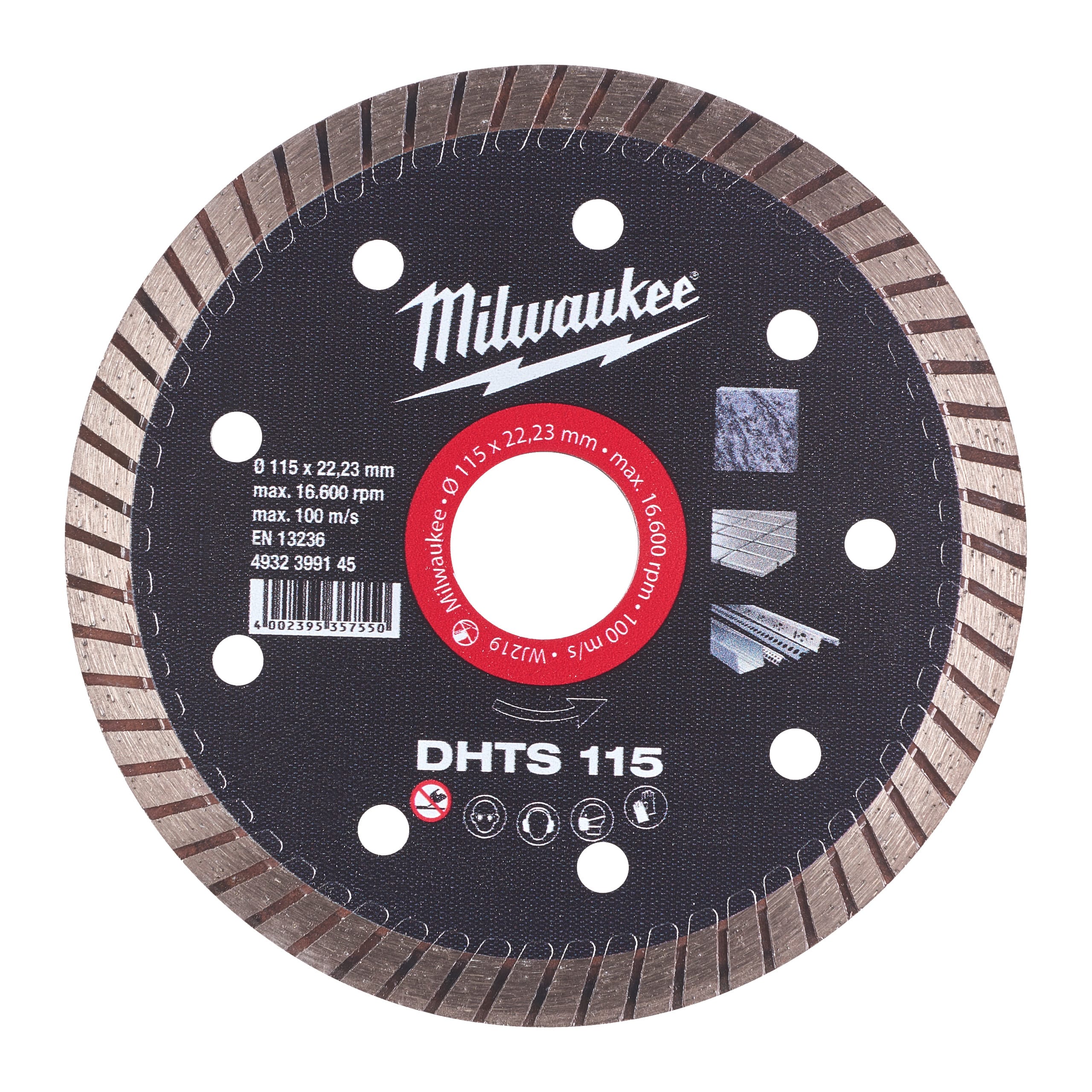 MILWAUKEE - DISC DIAM.DTS115/125