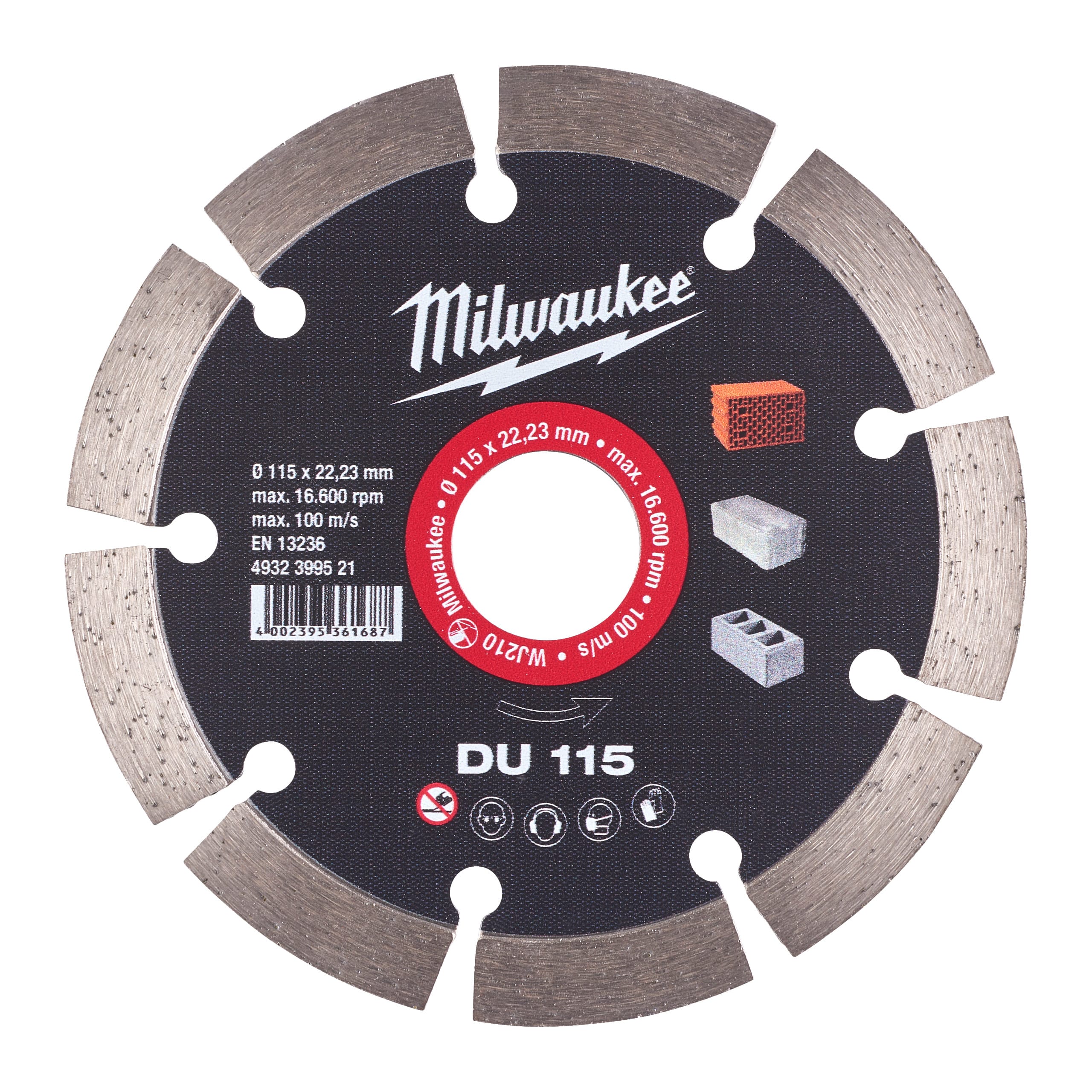MILWAUKEE - DISCO DIAM. DU 115 EX 358566