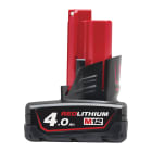 MILWAUKEE - BATTERIA M12 B4 12V 40 AH (LITIO) 4932430065