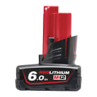 MILWAUKEE - BATTERIA M12 B6 - 12V 6 AH (LITIO)