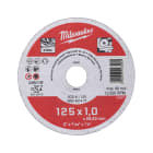 MILWAUKEE - MOLE DA TAGLIO 125X1MM - CS