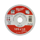 MILWAUKEE - ESP. MOLE DA TAGLIO 125X1MM (200PZ) - CS