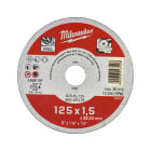 MILWAUKEE - MOLE DA TAGLIO 125X15MM - CS