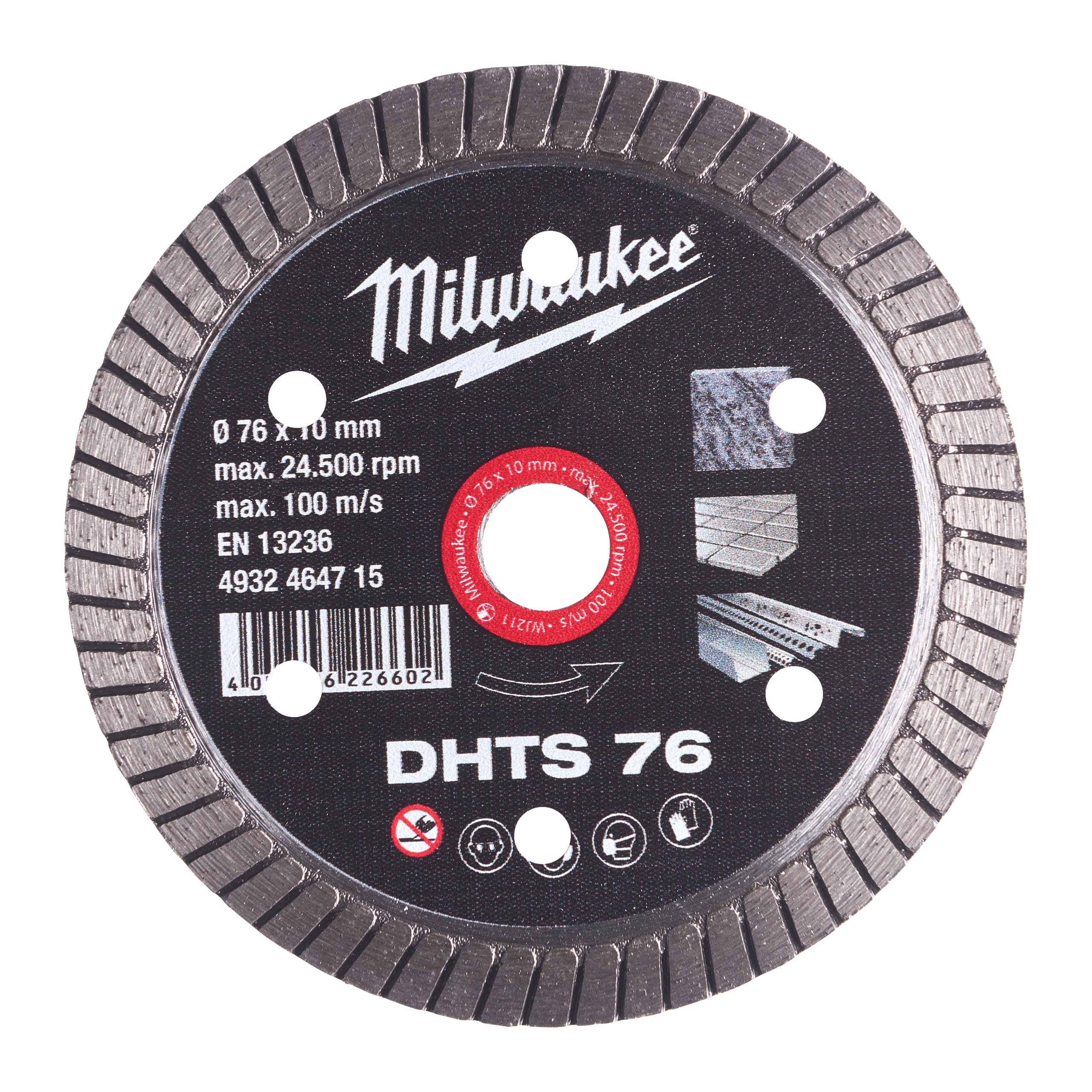 MILWAUKEE - DISCO DIAM. DHTS 76MM PER M12FCOT