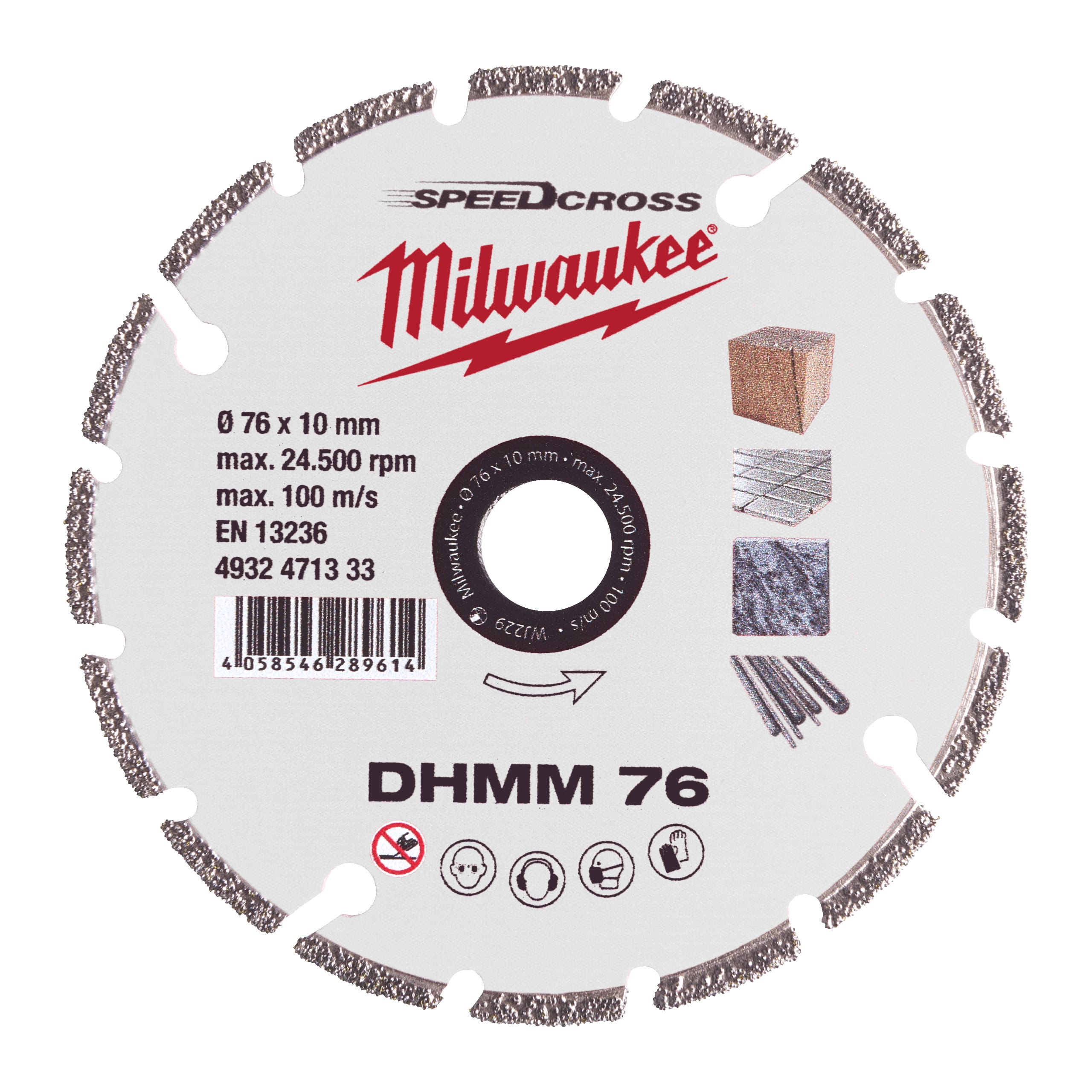 MILWAUKEE - DISCO DIAM DHMM 76MM PER M12FCOT