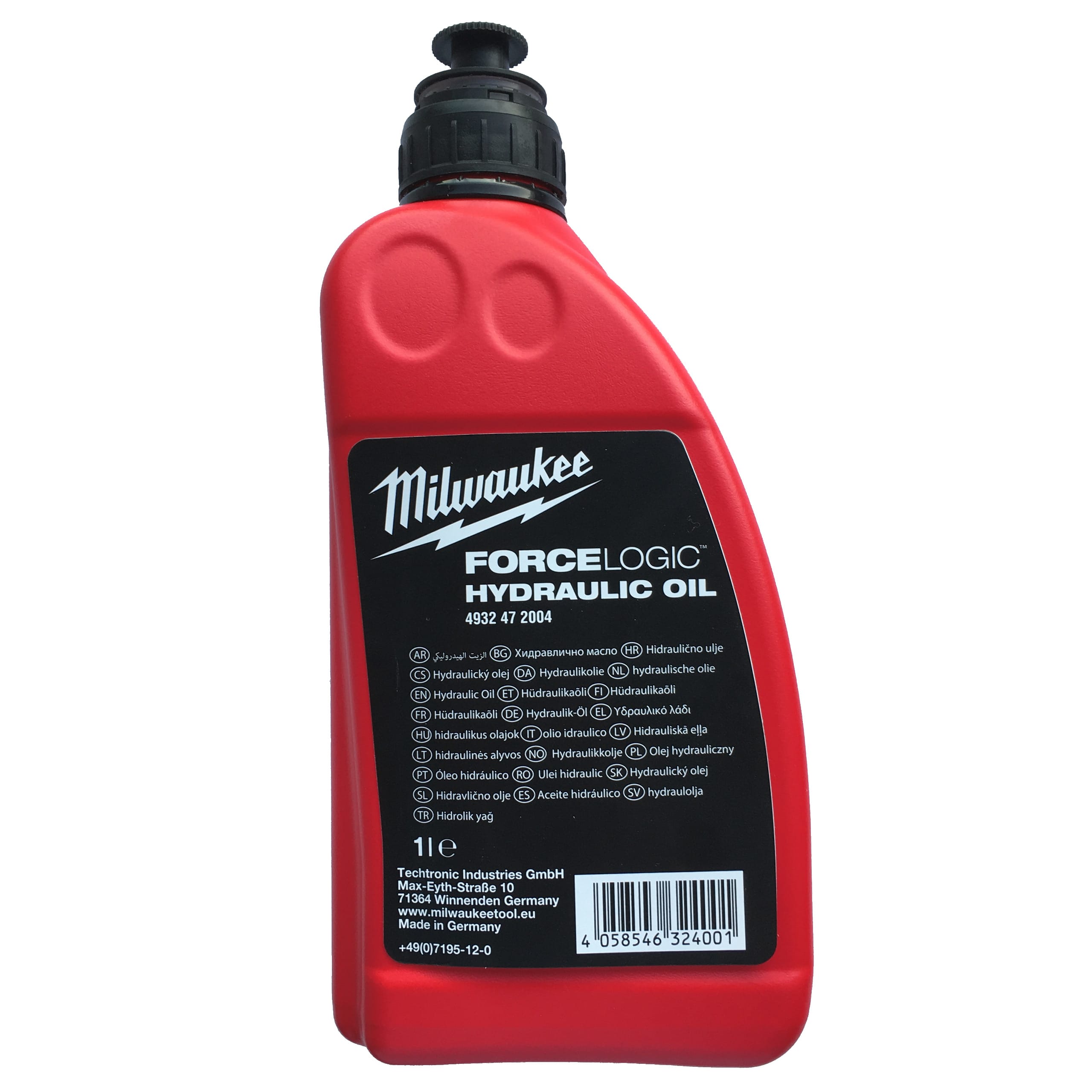 MILWAUKEE - TANICA DA 1L OLIO PER M18 HUP700