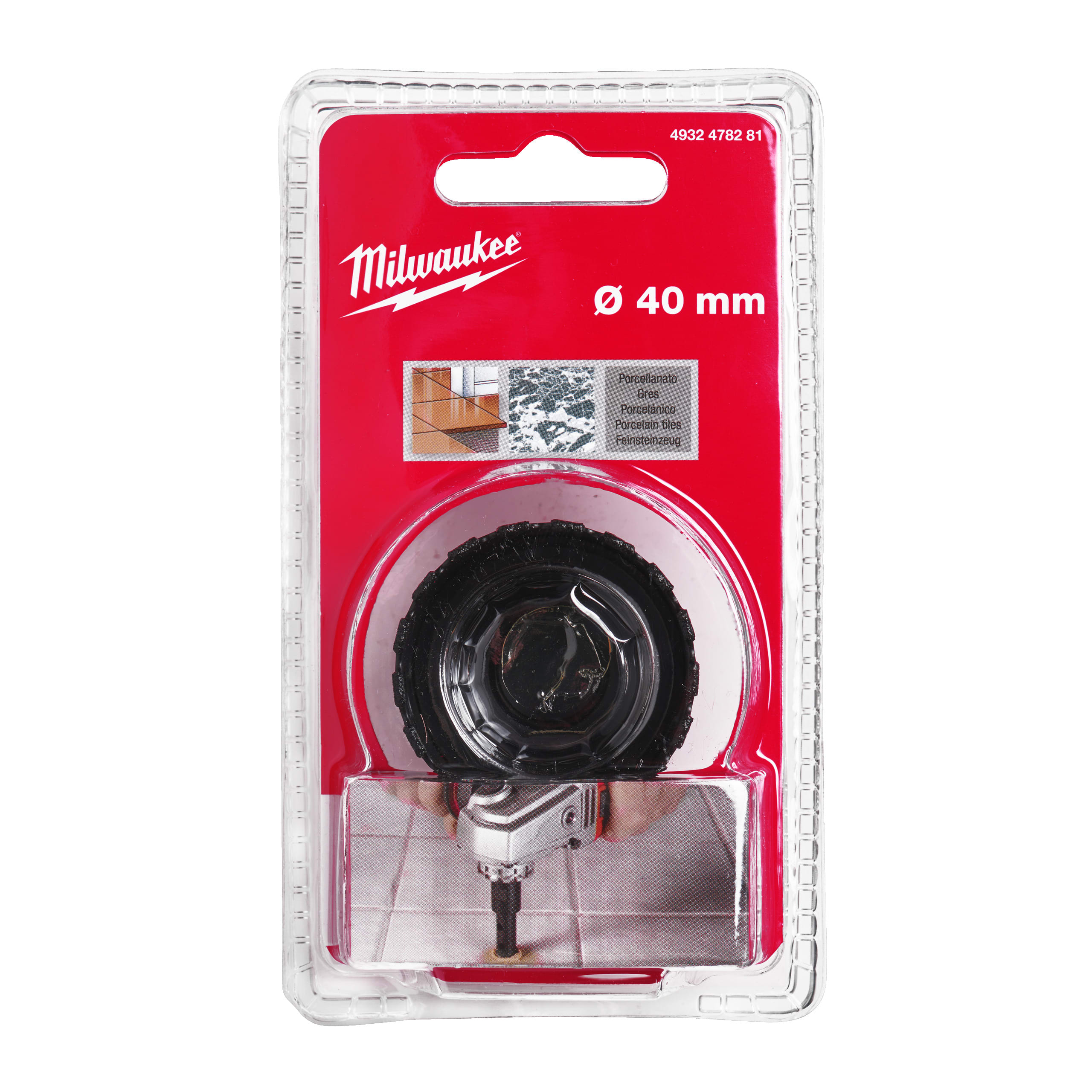 MILWAUKEE - PUNTA DIAMANTATA ATTACCO M14 - 40MM