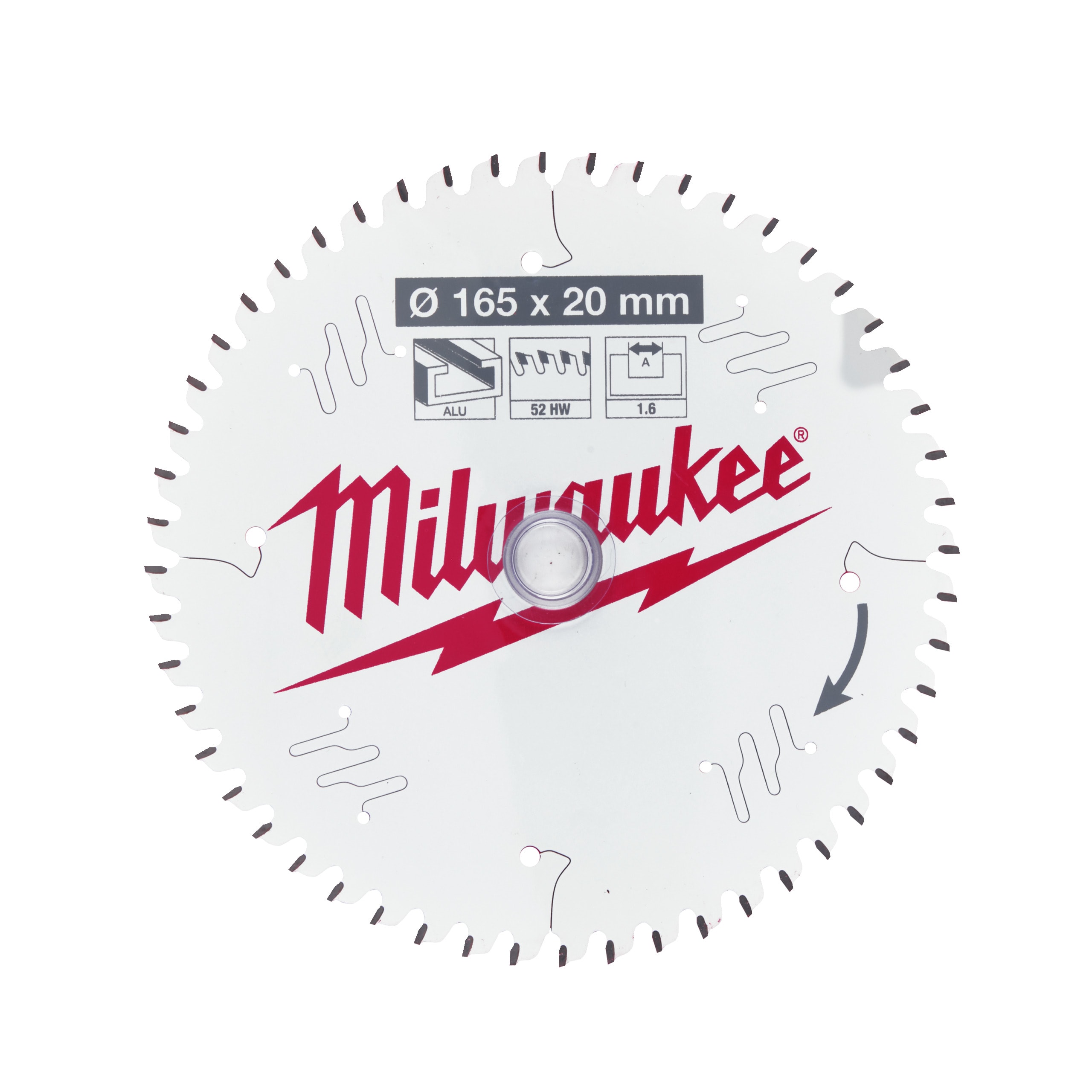MILWAUKEE - LAMA CIRC. DIAM.FORO MM 16520 Z52 ATB