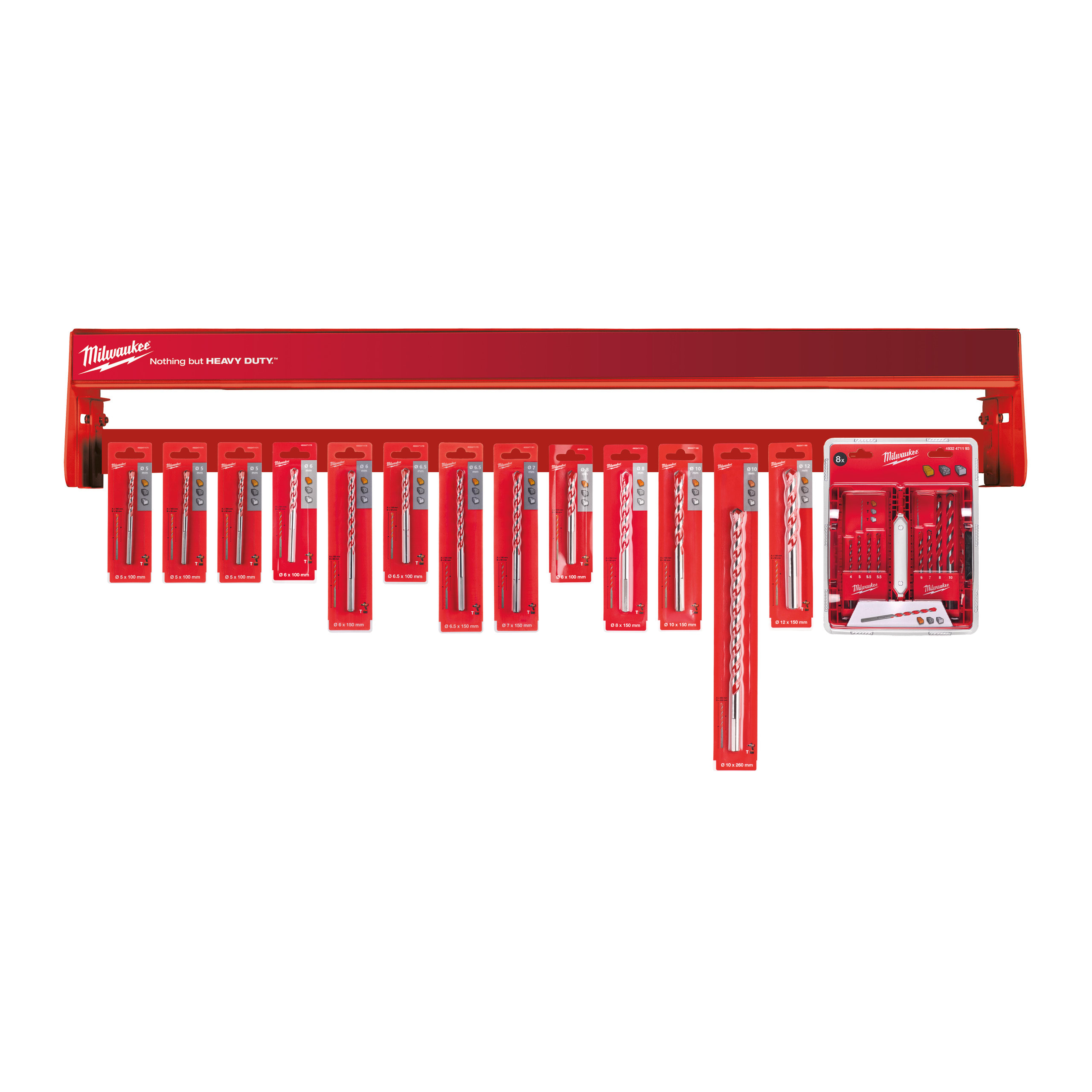 MILWAUKEE - BARRA PUNTE CALCESTRUZZO PREMIUM