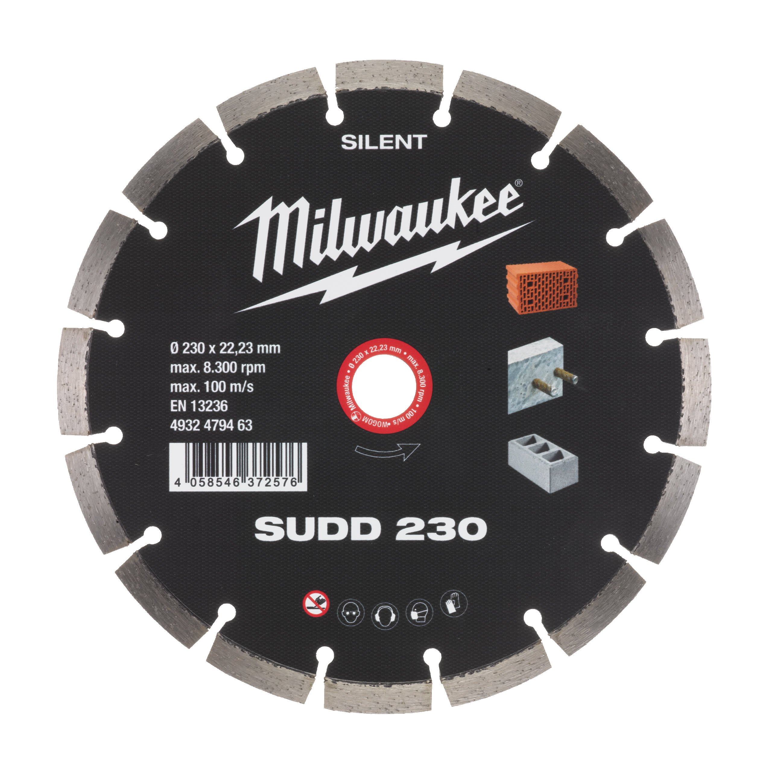 MILWAUKEE - DISCO DIAM SUDD 230MM 4932479463