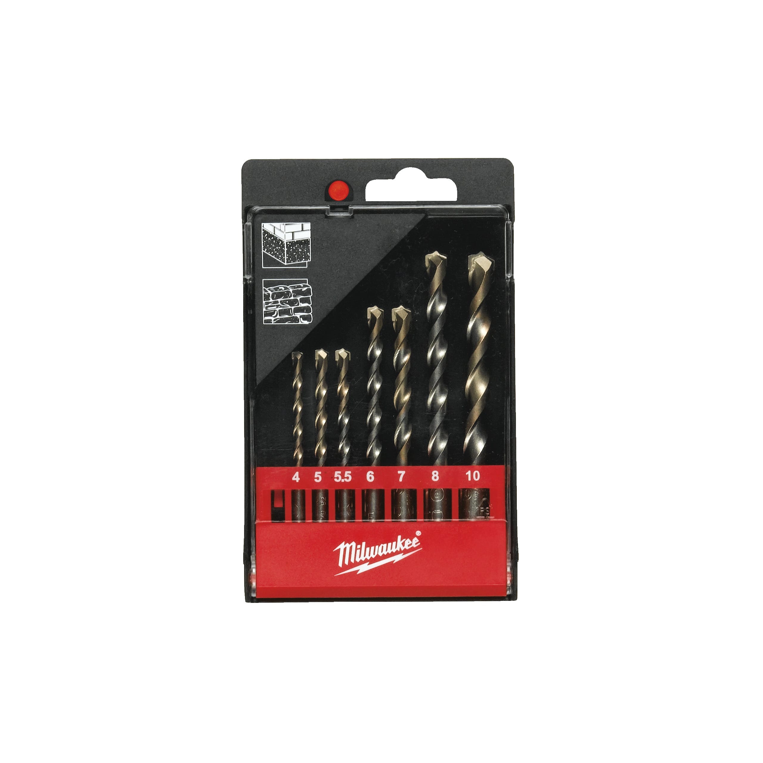 MILWAUKEE - SET PUNTE CALCESTR. 8PZ
