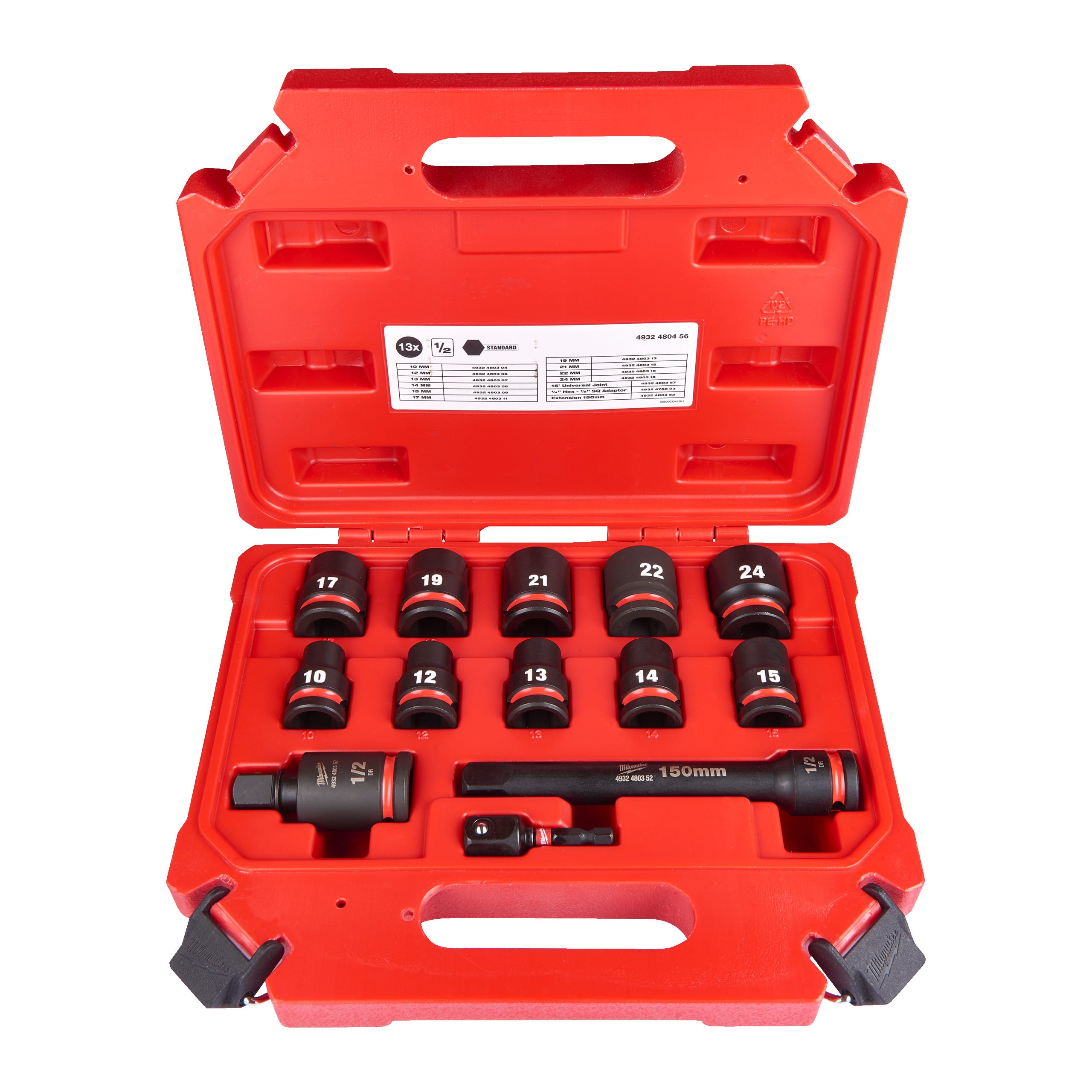 MILWAUKEE - SET BUSSOLE A MACCHINA 12 11PZ - CORTE
