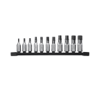 MILWAUKEE - SET CHIAVI A BUSSOLA 38 - HEX 11 PZ