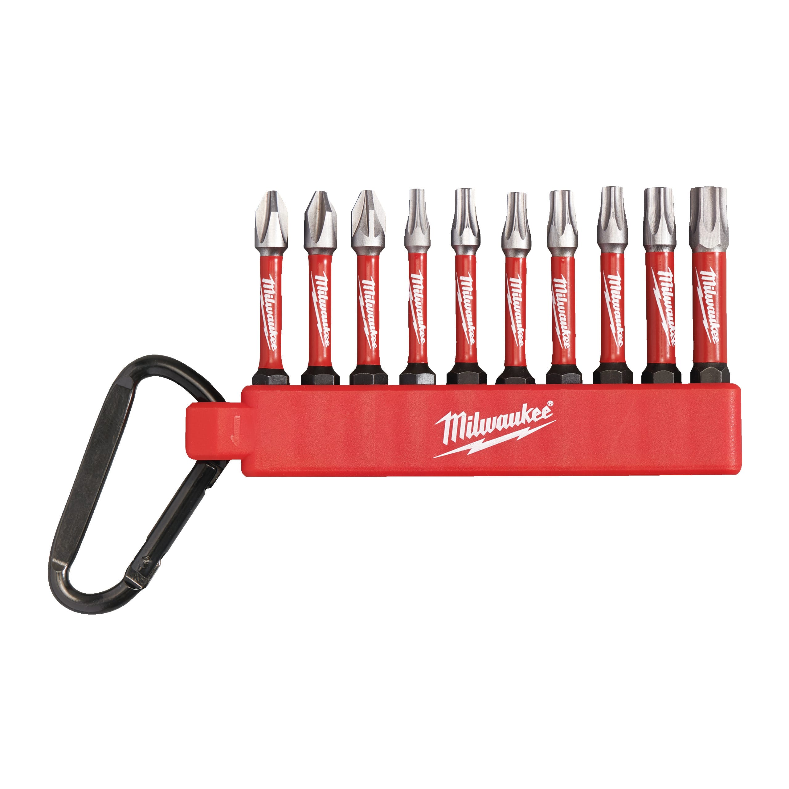 MILWAUKEE - SET BIT SHOCKWAVE + MOSCHETTONE