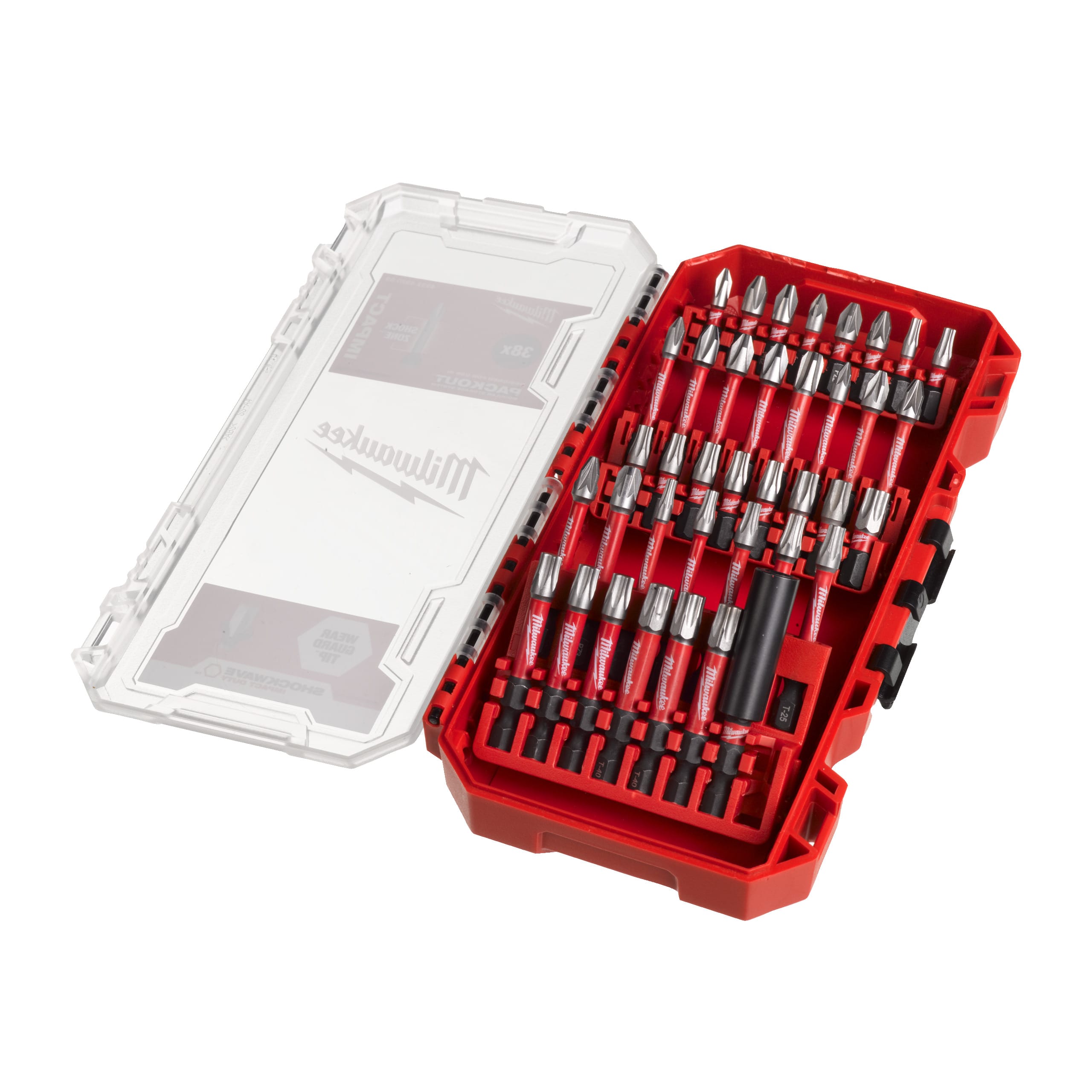MILWAUKEE - SET 38PZ AVV. SHOCKWAVE
