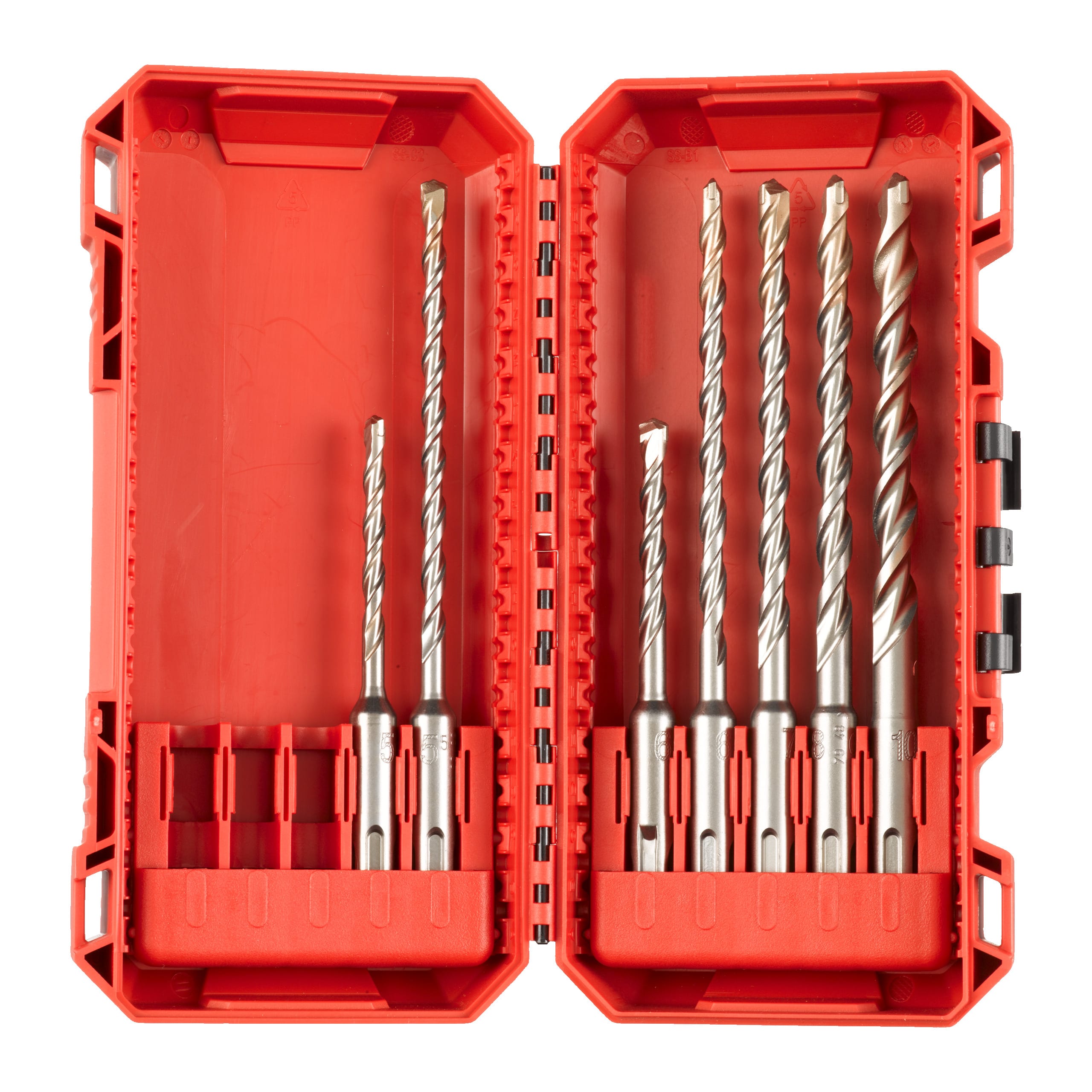 MILWAUKEE - SET PUNTE SDS-PLUS 7PZ