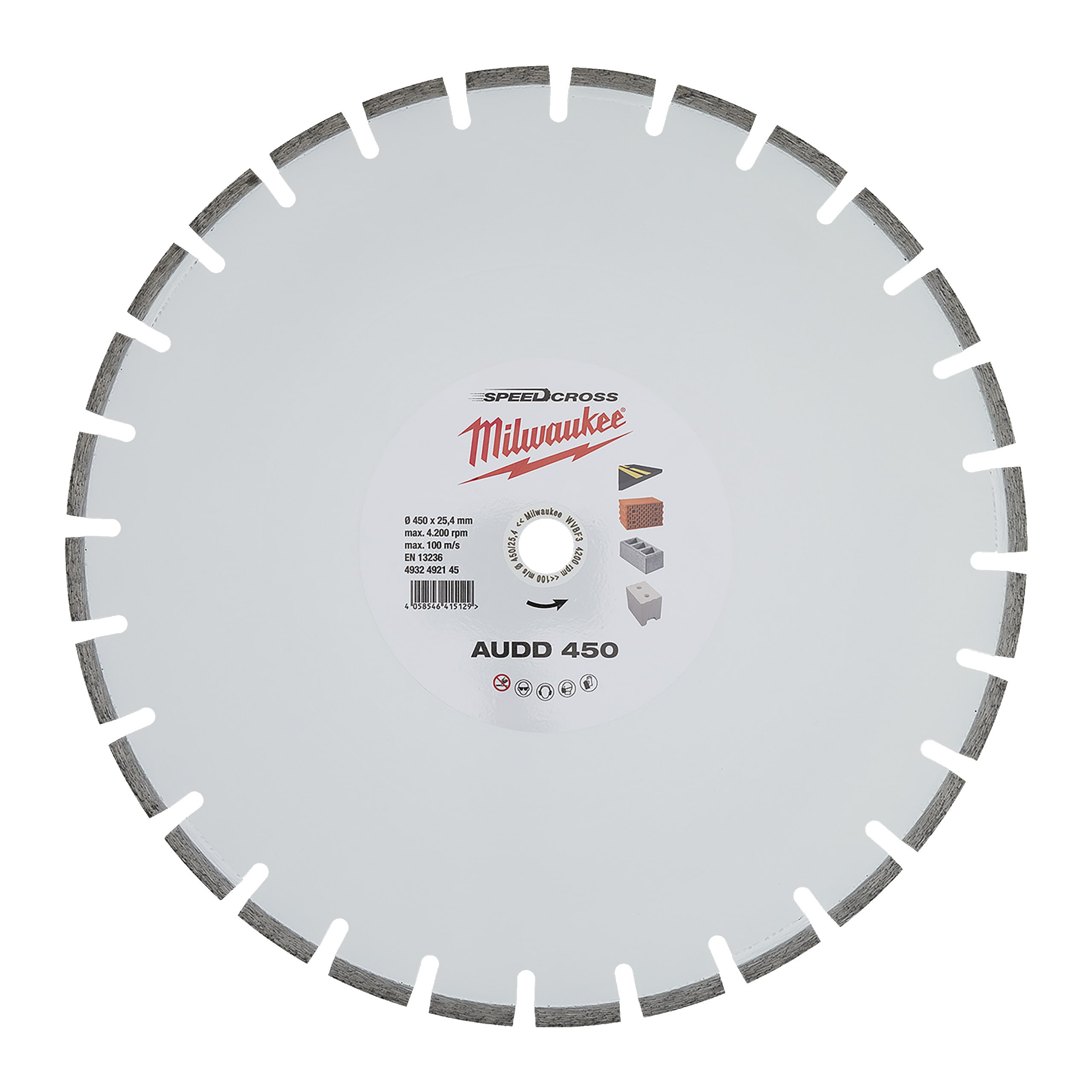 MILWAUKEE - DISCO DIAM SPEEDCROSS AUDD 450MM