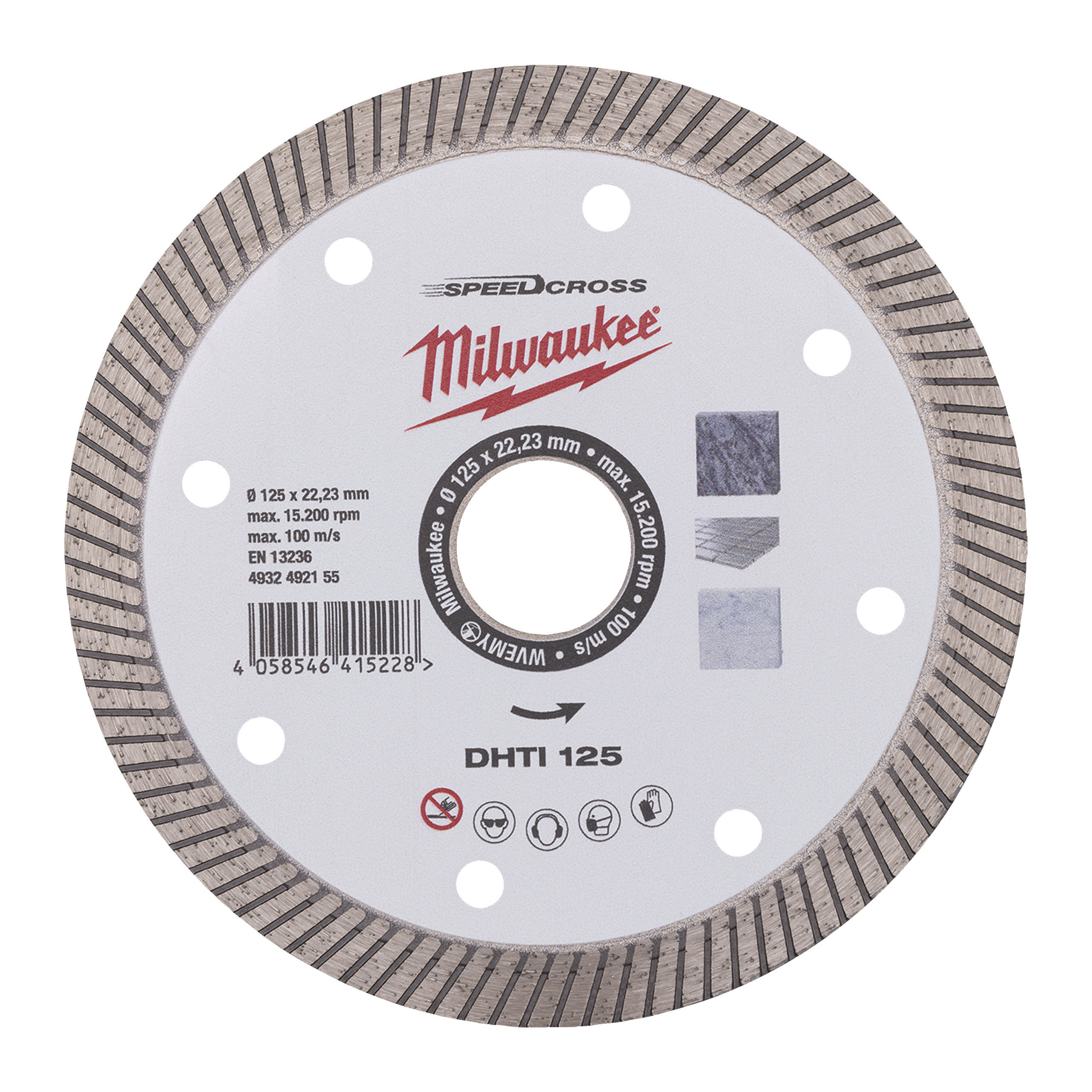 MILWAUKEE - DISCO DIAM SPEEDCROSS DHTI 125MM