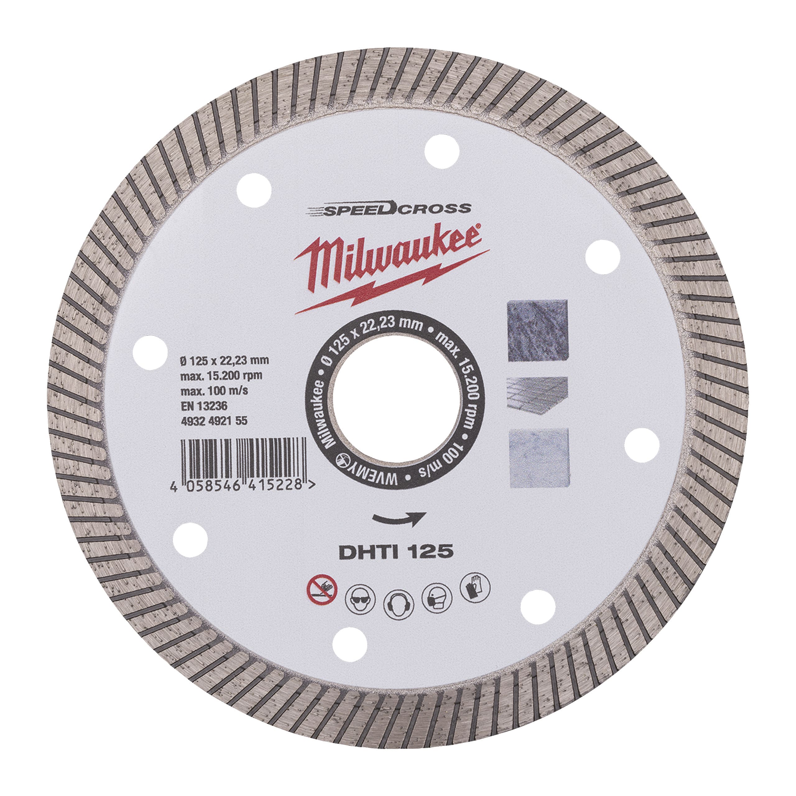 MILWAUKEE - DISCO DIAM SPEEDCROSS DHTI 125MM