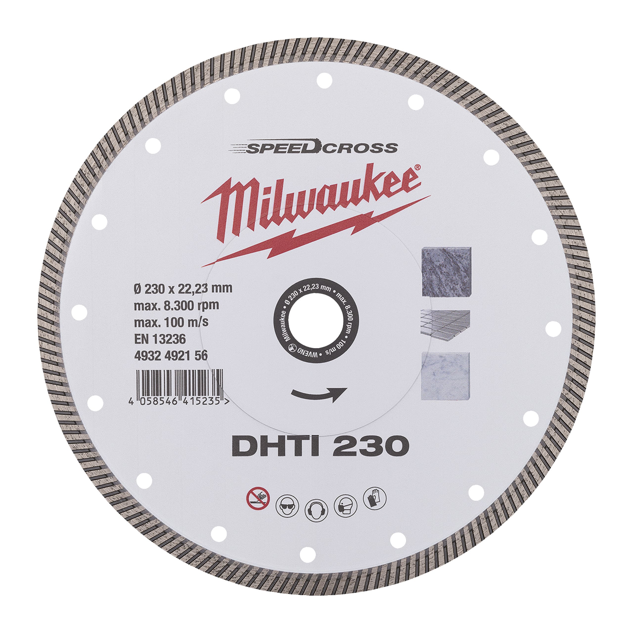 MILWAUKEE - DISCO DIAM SPEEDCROSS DHTI 230MM