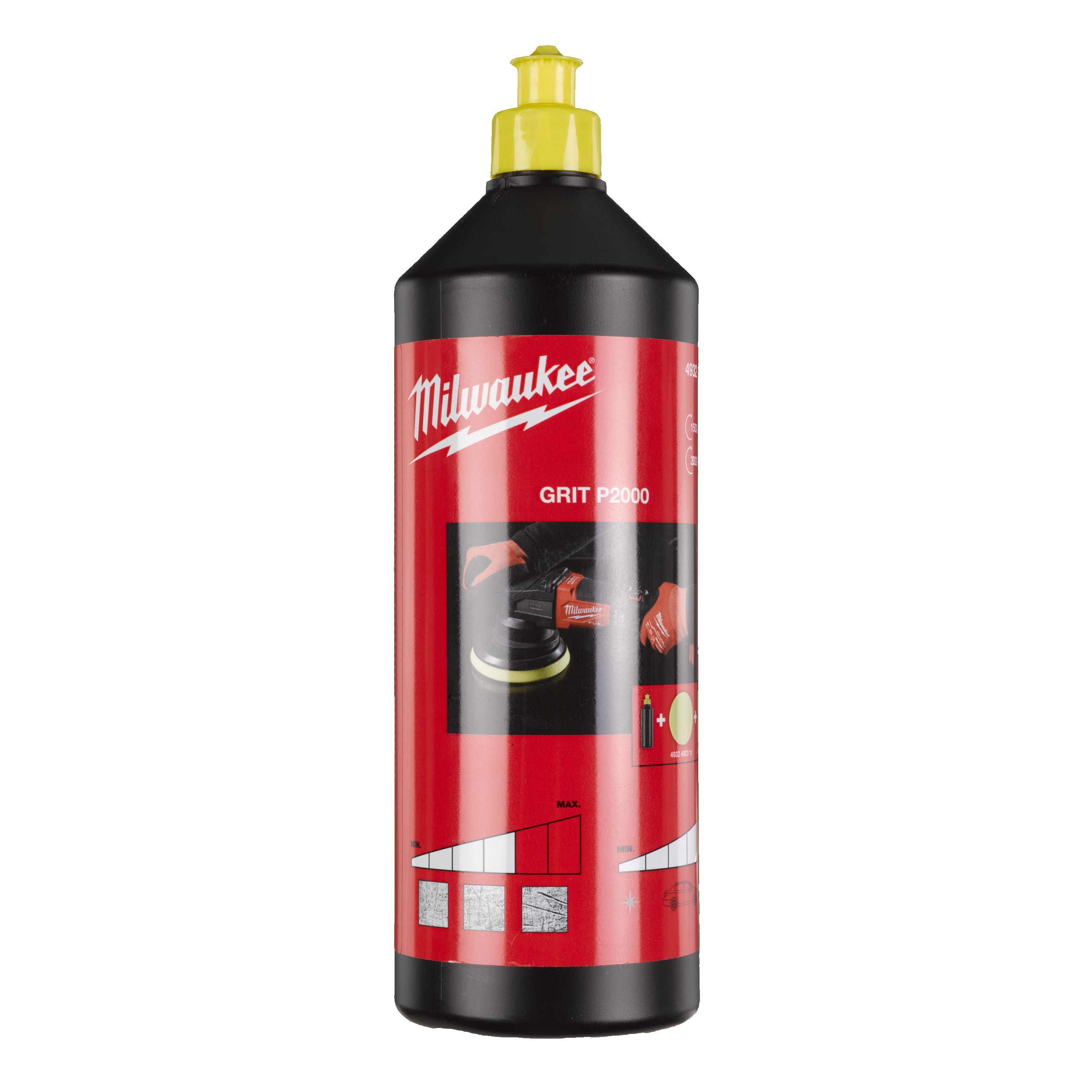 MILWAUKEE - PASTA GIALLA - FINE (FLACONE 1L)