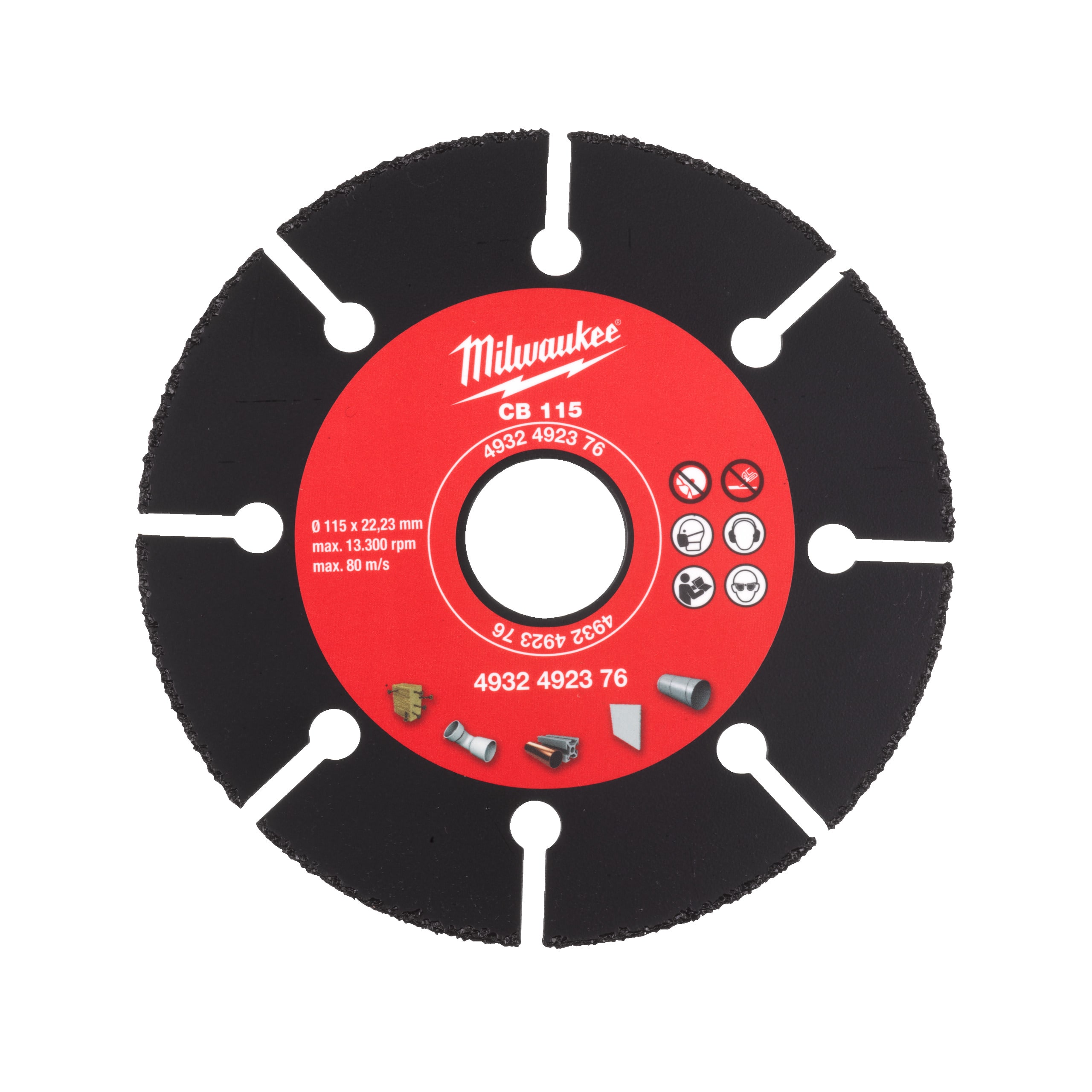 MILWAUKEE - DISCO DIAM CARBIDE 115MM